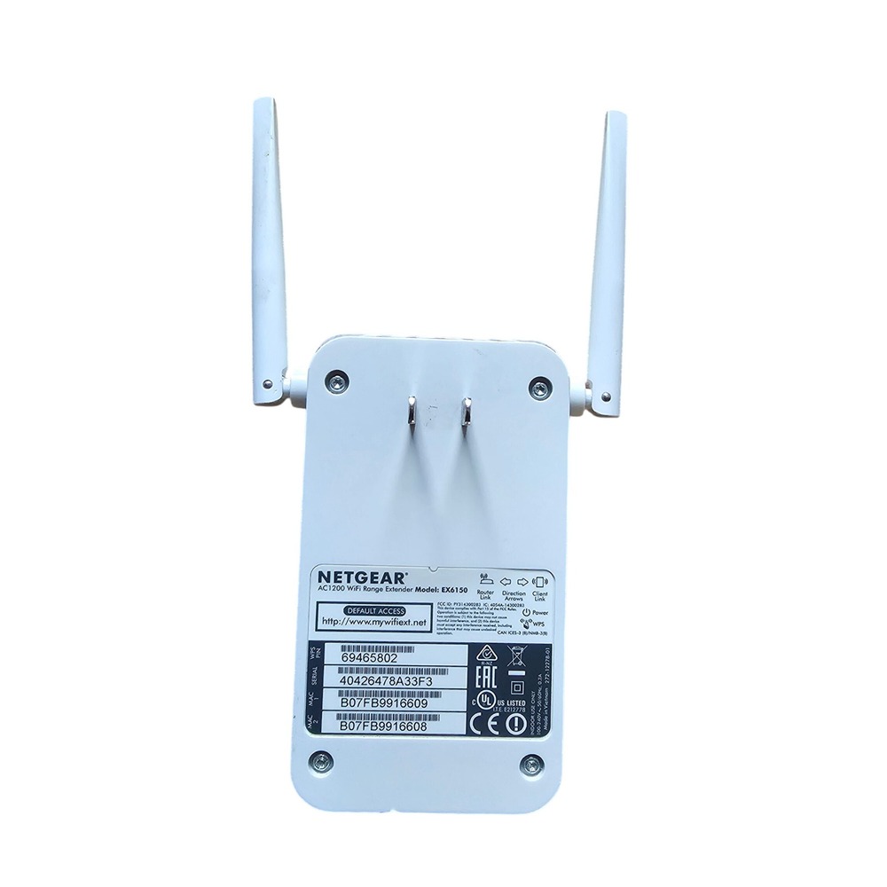 Netgear EX6150 White AC1200 WiFi Range Extender Dual Band Booster - Picture 6 of 6